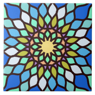 Beautiful islamic mosaic pattern tile