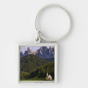 Beautiful isolated lonely church called Rainui 2 Key Ring