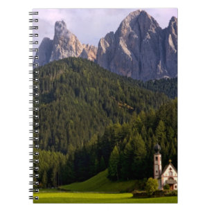 Beautiful isolated lonely church called Rainui 2 Spiral Notebook