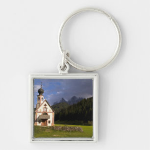 Beautiful isolated lonely church called Rainui Key Ring
