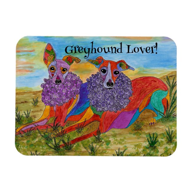 Beautiful Italian Greyhound Lover Magnet   (Horizontal)
