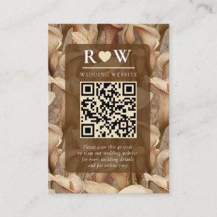 Beautiful Ivory Calla Lilies Petal Botanical Weddi Enclosure Card