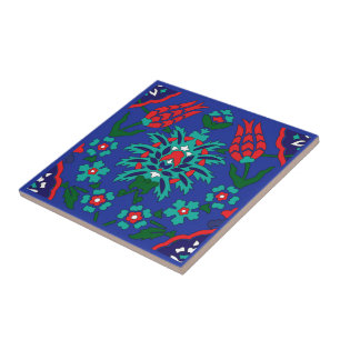 💙 Beautiful Iznik Turkish pattern Tile