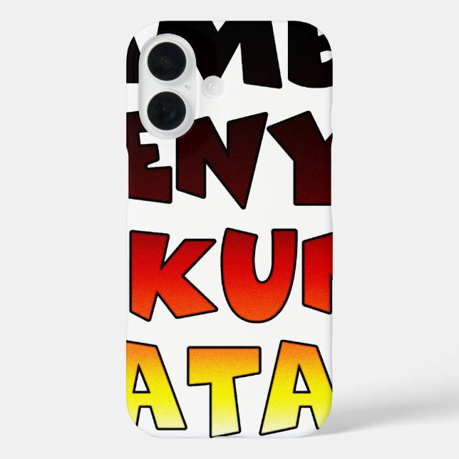 Beautiful Jambo Kenya Hakuna Matata Lovely Art  Case-Mate iPhone Case (Back)