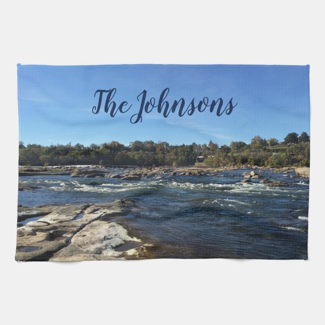 Beautiful James River Tea Towel (Horizontal)