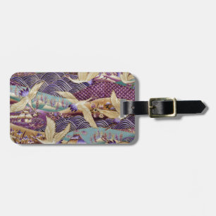 Beautiful Japanese Cranes Luggage Tag