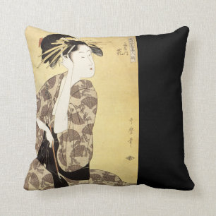 Beautiful Japanese Design Throw Pillow