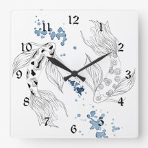 Beautiful Japanese Koi Fish Swimming