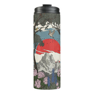 Beautiful Japanese Landscape Thermal Tumbler