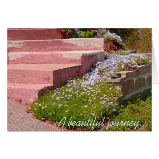 Beautiful Journey Begins with a Single Step - note