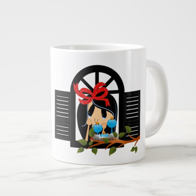 Beautiful   - Jumbo Mug (Front Right)