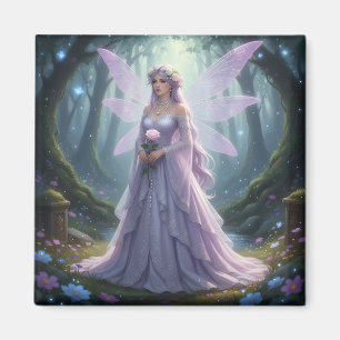 Beautiful June Pearl Fairy Magnet