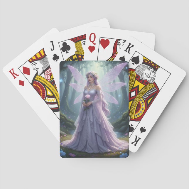 Beautiful June Pearl Fairy Playing Cards (Back)