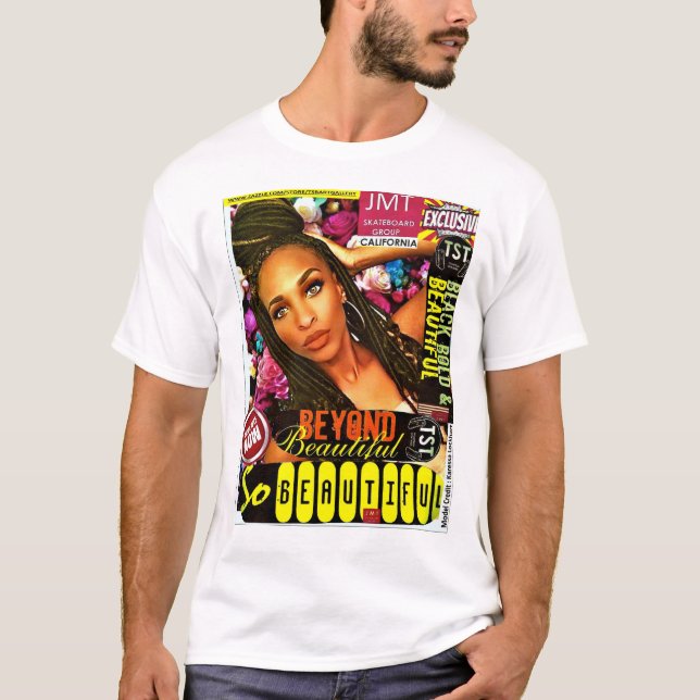 BEAUTIFUL KARESSA. JMT Men's Basic T-Shirt (Front)