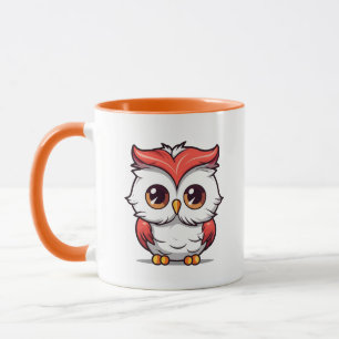Beautiful Kawaii Style Owl Cartoon-77038 Two-Tone Mug