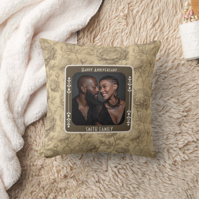Beautiful Keepsake 50Th Wedding Anniversary  Cushion (Blanket)