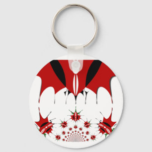 Beautiful Kenya Tapestry: Kenyan Flag Butterfly  Key Ring