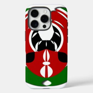 Beautiful Kenya Tapestry: Kenyan Flag Butterfly Mo iPhone 16 Pro Case
