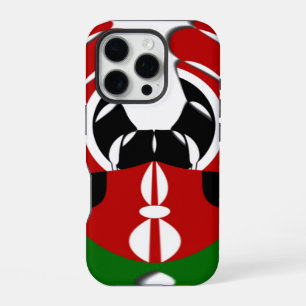 Beautiful Kenya Tapestry: Kenyan Flag Butterfly Mo iPhone 16 Pro Case