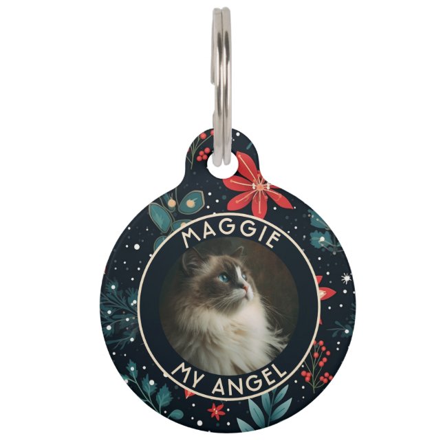 Beautiful Kitten Owner Gift Christmas  Pet Tag (Front)