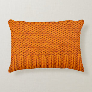 beautiful knitted cloth handmade bright yellow col decorative cushion