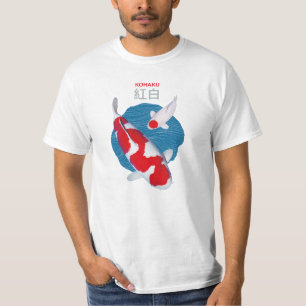 Beautiful Kohaku Koi Fish T-Shirt – Elegant