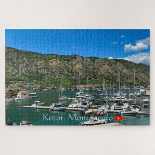 Beautiful Kotor Bay in Montenegro travel Jigsaw Puzzle