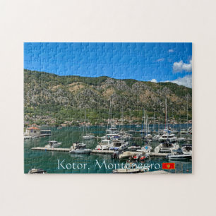 Beautiful Kotor Bay in Montenegro travel Jigsaw Puzzle