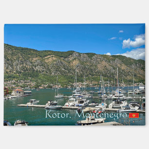 Beautiful Kotor Bay in Montenegro travel Magnet
