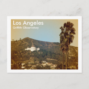 Beautiful LA Observatory Postcard! Postcard
