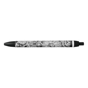 Beautiful Lace Black Ink Pen
