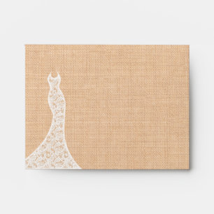 Beautiful Lace Thank You Card Envelope