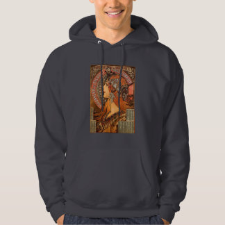 Beautiful ladies profile - Mucha Hoodie