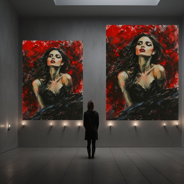 Beautiful Lady Canvas Print (For Illustration Purposes Only.
Actual Size May Vary.)