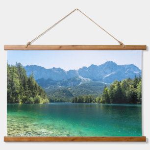 Beautiful Lake Eibsee Bavarian Alps Germany Hanging Tapestry