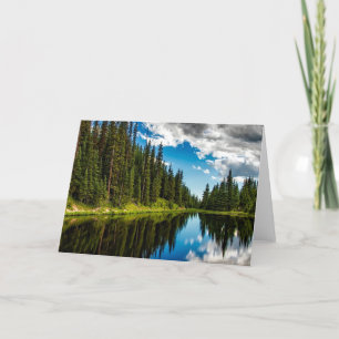 Beautiful Lake Landscape Photo Greeting Card