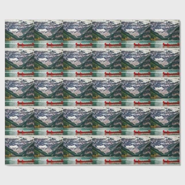 Beautiful Lake Louise, Canada  Wrapping Paper (Flat)