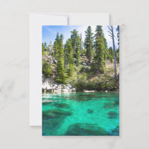 Beautiful Lake Tahoe Personalised Greeting Card