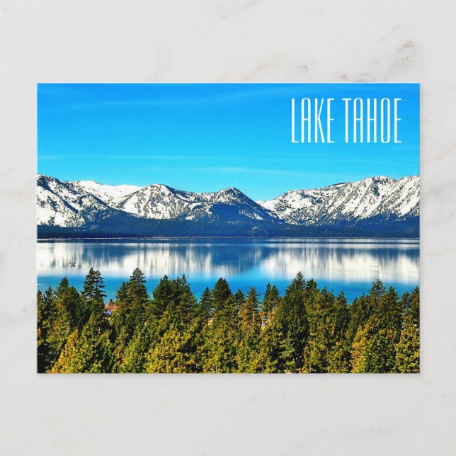 Beautiful Lake Tahoe Postcard (Front)