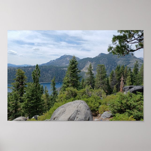 Beautiful Lake Tahoe Scenery Poster (Front)
