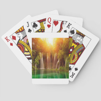 Beautiful landscape design playing cards