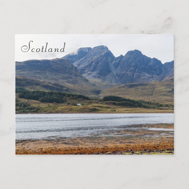Beautiful landscape of Isle of Skye - Scotland, UK Postcard (Front)