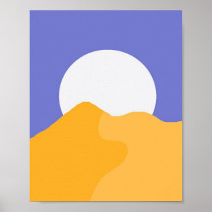 beautiful landscape painting art poster
