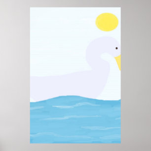 beautiful landscape painting art poster