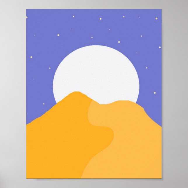 beautiful landscape painting art poster (Front)