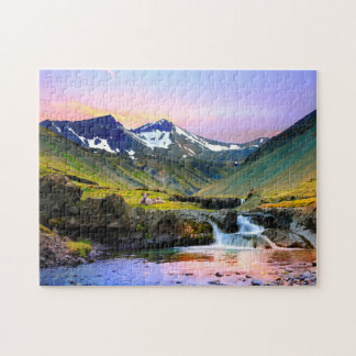 Beautiful Landscape Scenery of Iceland Jigsaw Puzzle