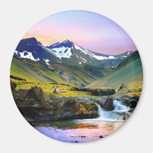 Beautiful Landscape Scenery of Iceland Magnet