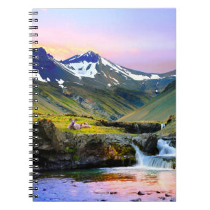 Beautiful Landscape Scenery of Iceland Notebook