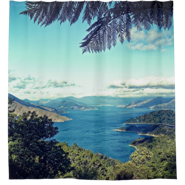 Beautiful Landscape Shower Curtain (Front)