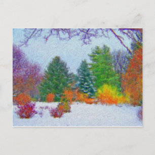 Beautiful Large Fine Art Painted Postcard